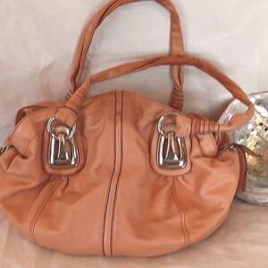 B. Makowsky Soft Peach Shoulder Bag